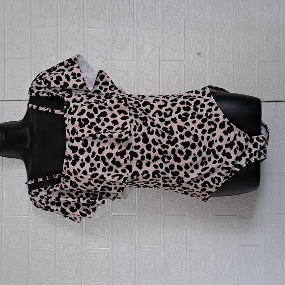Tempt Me Adjustable Strap Vintage One Piece Swimwear-Leopard - Picture 5 of 11